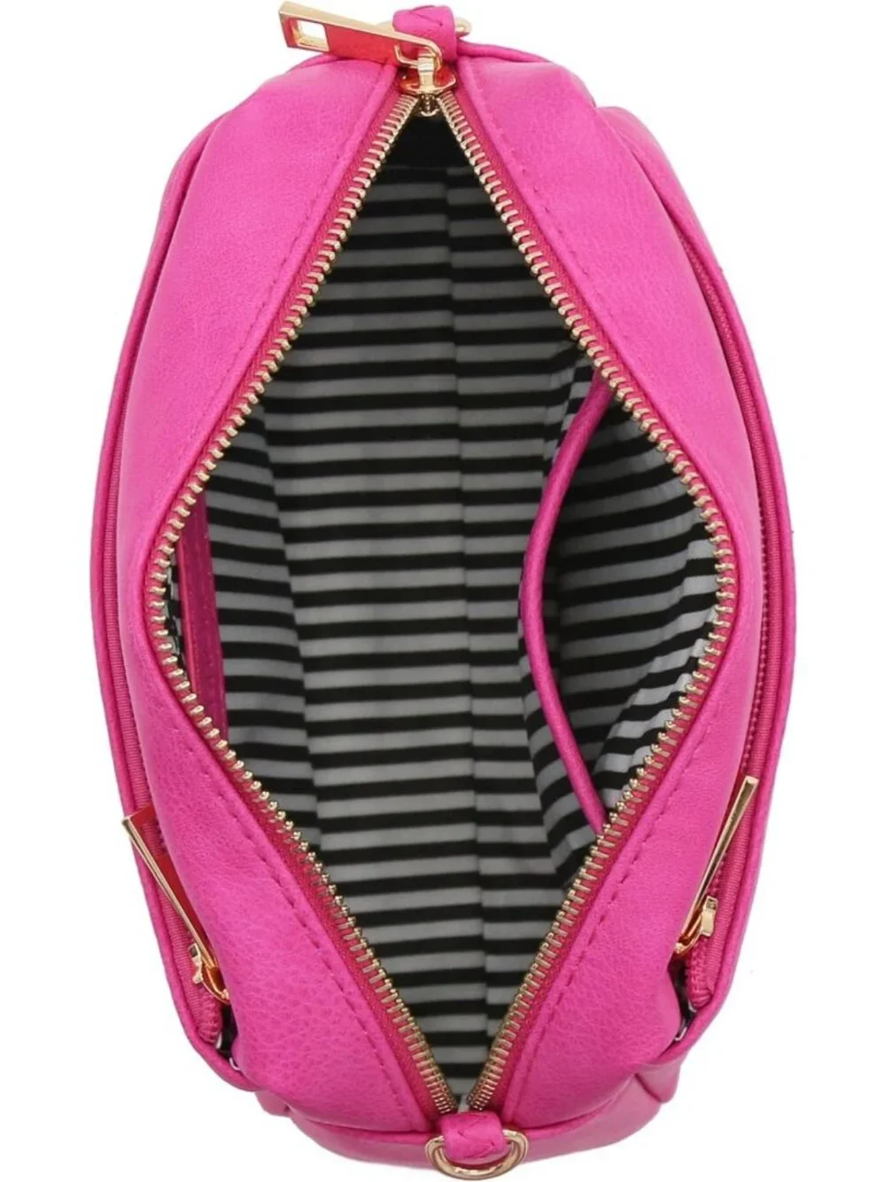 Stylish Triple Zip Small Crossbody Bag | Versatile, Lightweight & Functional